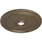 Ekena Millwork Diane Ceiling Medallion (Fits Canopies up to 6 1/4"), 24"OD x 3 5/8"ID x 1 1/4"P, Warm Silver CM24DIWSS - alternate 2